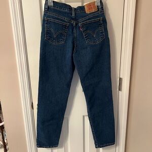 Levi's Women’s 512 Dark Blue Classic Slim Stretch Tapered Leg Jeans 6